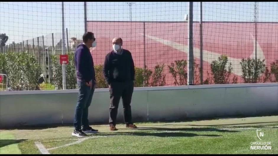 El Sevilla entrena sin los internacionales