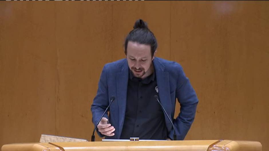 Iglesias: "Hay quien plantea una suerte de independencia de Madrid para no cumplir las leyes"
