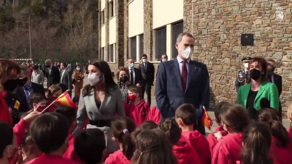 Los Reyes protagonizan sus imágenes más tiernas en Andorra
