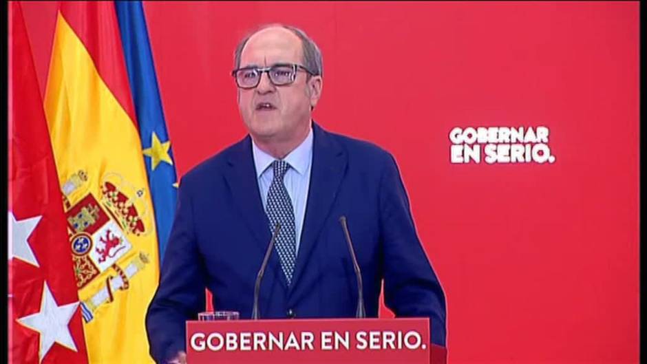 Gabilondo formará en Madrid el primer gobierno paritario de la historia de la Comunidad