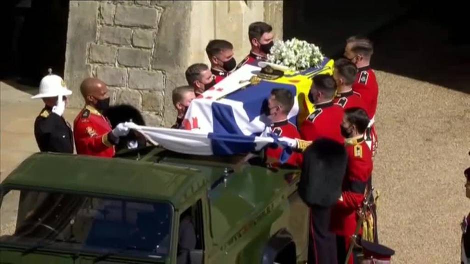 Solemne despedida de la Familia Real británica al Duque de Edimburgo