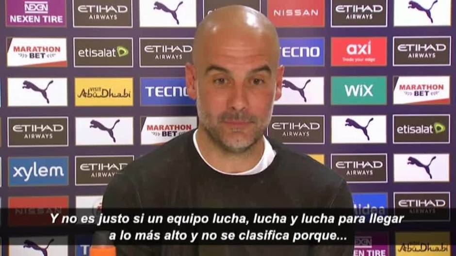 Guardiola contra la Superliga: "No es deporte cuando no existe relación entre el esfuerzo y el éxito, entre el esfuerzo y la recompensa"