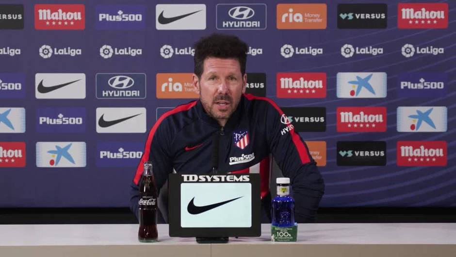 Simeone: "Sería injusto no decir que somos favoritos al título"