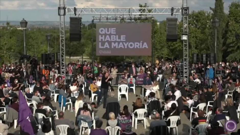 Iglesias llama a la derecha "enemigos arrogantes y violentos de la democracia"