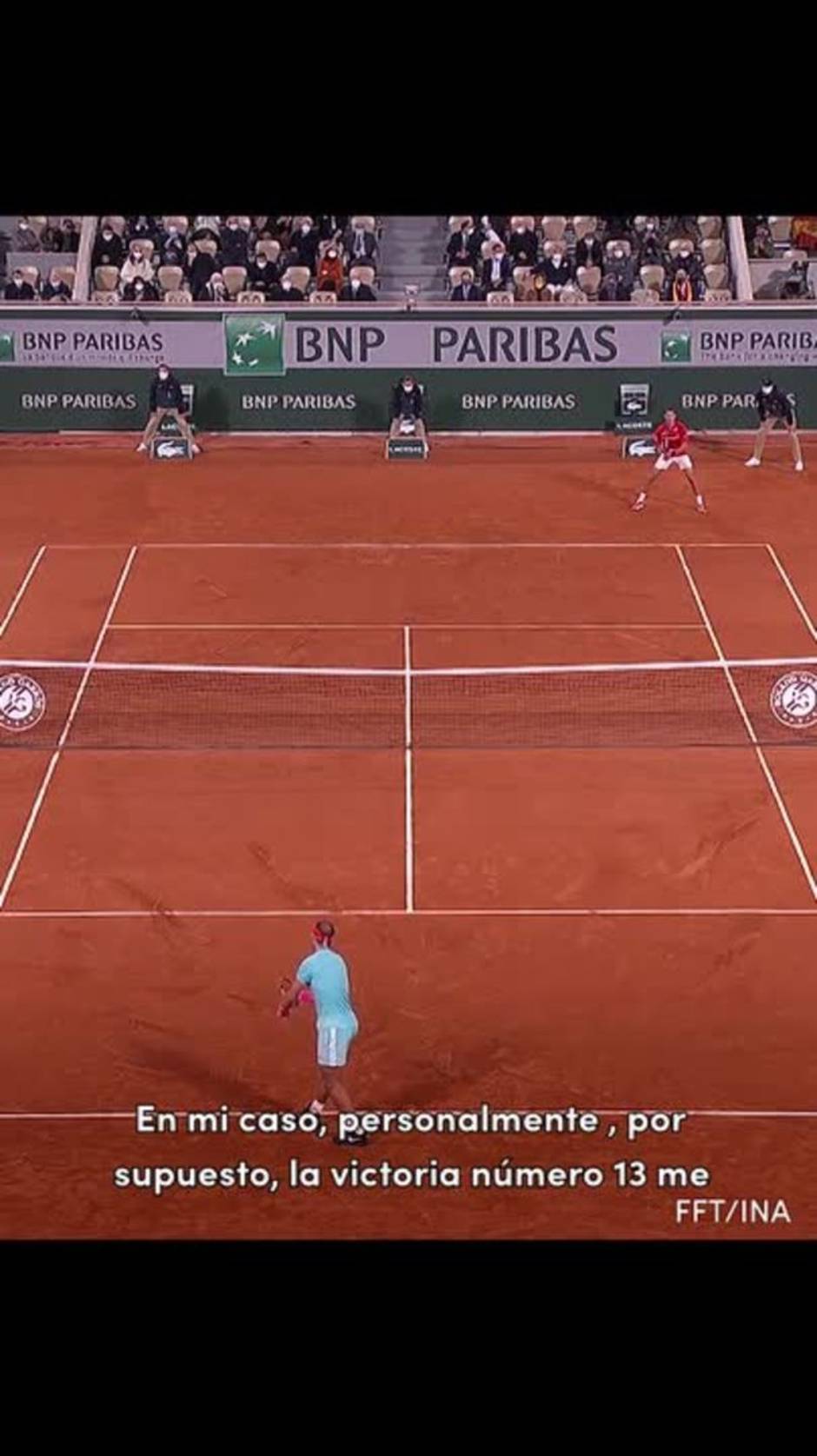 Nadal: «Me hubiese gustado estar en Sevilla y recibir este bonito trofeo»