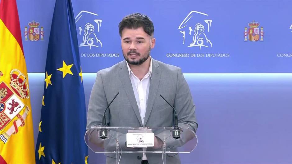 Rufián: "A Esquerra Republicana ni se la domestica ni se la tutela"