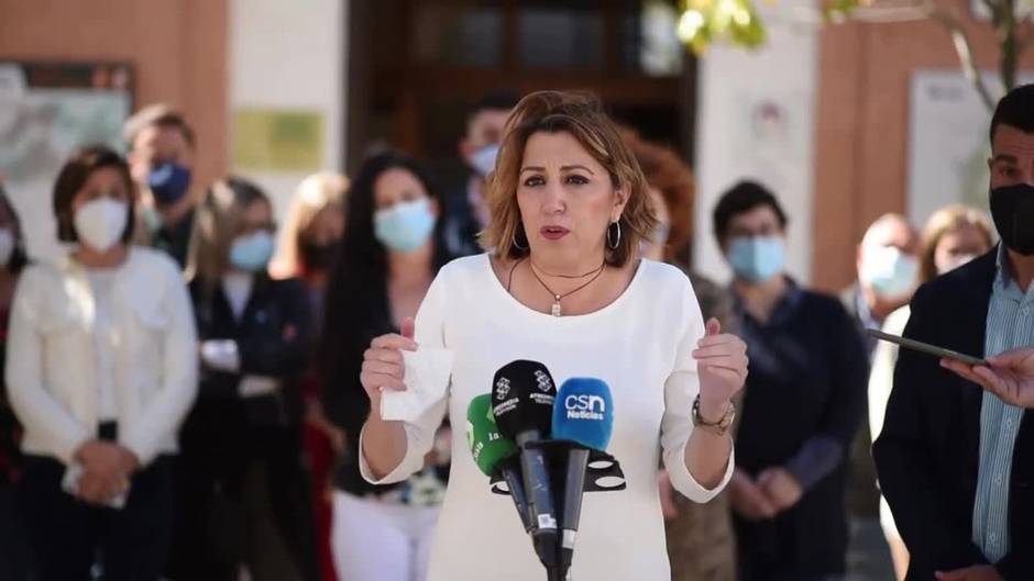 Susana Díaz reclama a la Junta "más apoyo" a los municipios