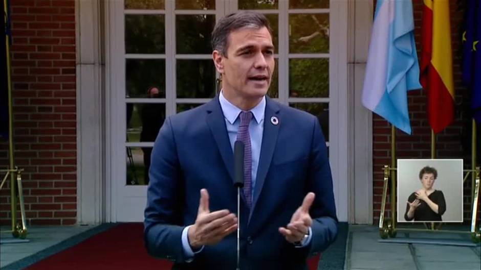 Pedro Sánchez: "El estado de alarma es el pasado"