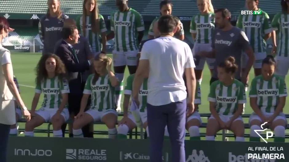 Así se realizó la foto oficial del Betis 20-21