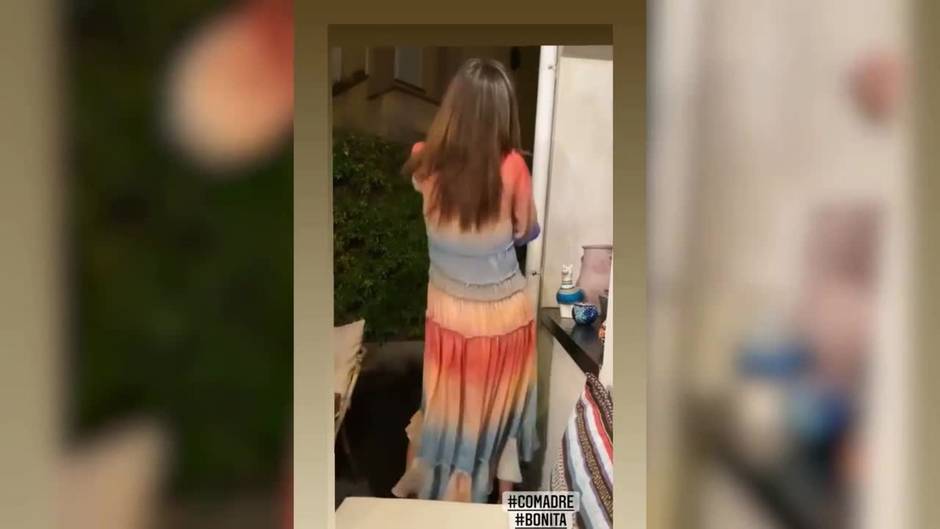 Sara Carbonero disfruta de una cena con amigos