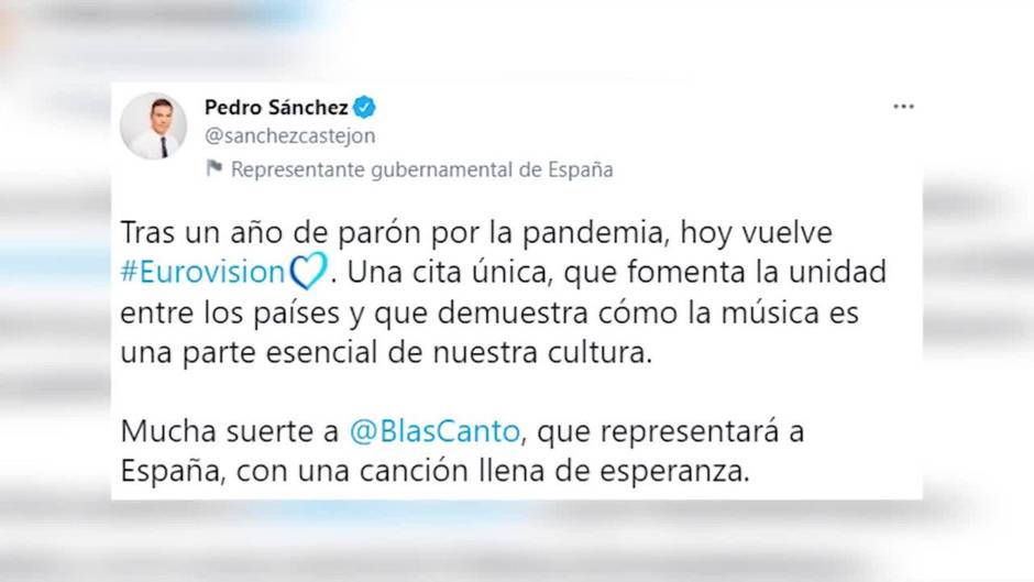 Blas Cantó: "No hemos ganado Eurovisión pero ganamos con Eurovisión"
