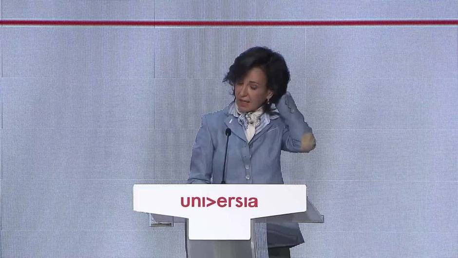 Ana Botín destaca el papel de las universidades para construir un país más competitivo e inclusivo