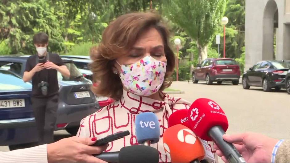 Calvo dice que el Gobierno ha protegido el empleo "como no se ha hecho nunca"