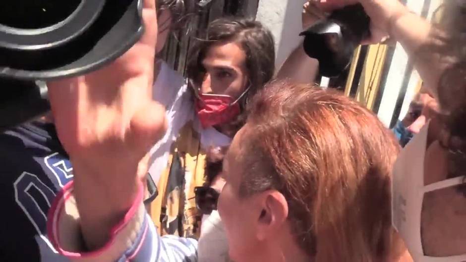 José Ortega Cano, muy serio en el aniversario de muerte de Rocío Jurado