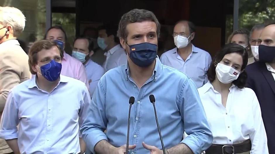 Casado reta a Sánchez a "mirar a la cara" a los españoles