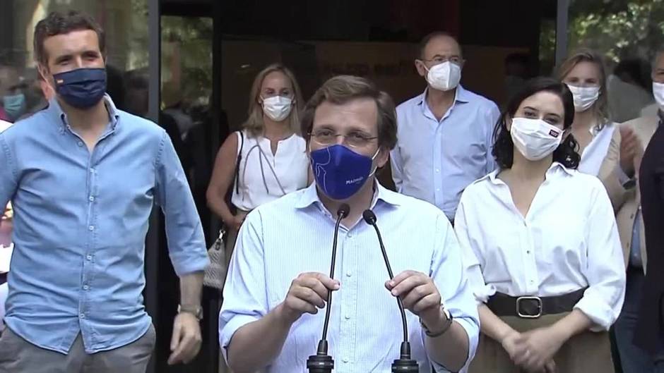 Almeida pide a Sánchez que "tome nota" de esta manifestación