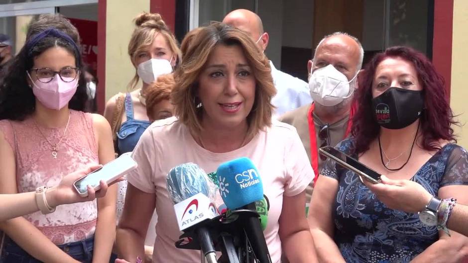 Susana Díaz llama a un voto "en defensa de la dignidad" de socialistas andaluces