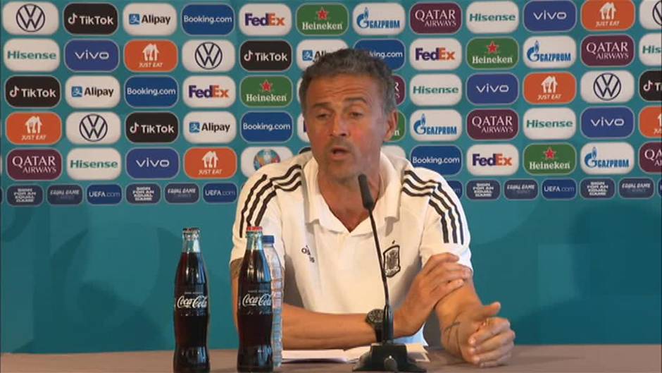 Luis Enrique sale en defensa de Morata