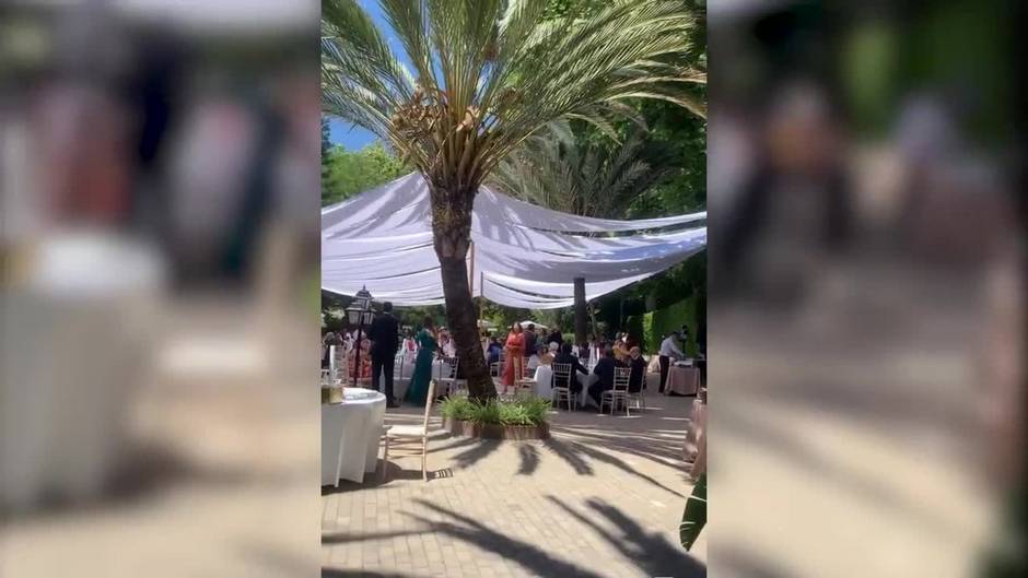 Makoke, una abuela 'feliz' de boda en Málaga