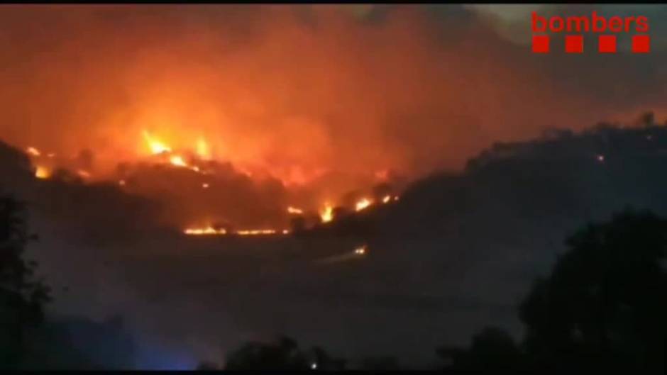 Estabilizado el incendio forestal declarado en Alfarrás (Lleida)