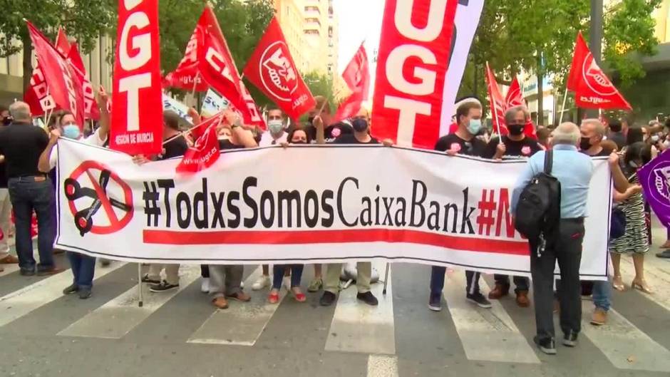 Los empleados de CaixaBank, llamados a una nueva jornada de huelga