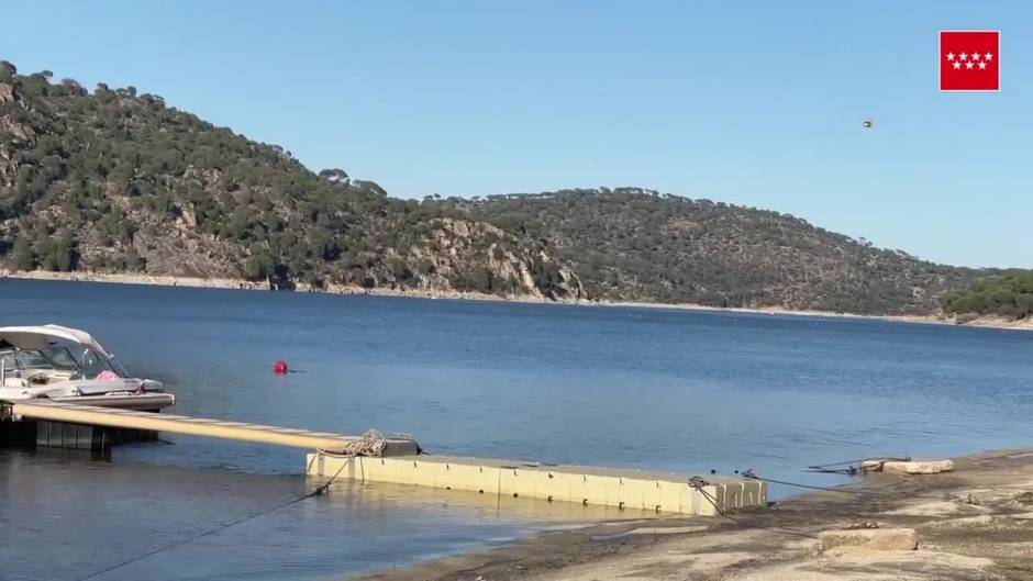 Buscan a una niña desaparecida en el embalse de San Juan (Madrid)