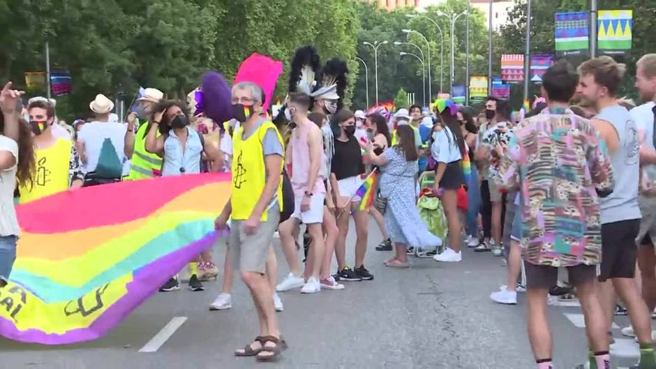 Miles de personas se manifiestan en Madrid por el Orgullo con una marcada reivindicación