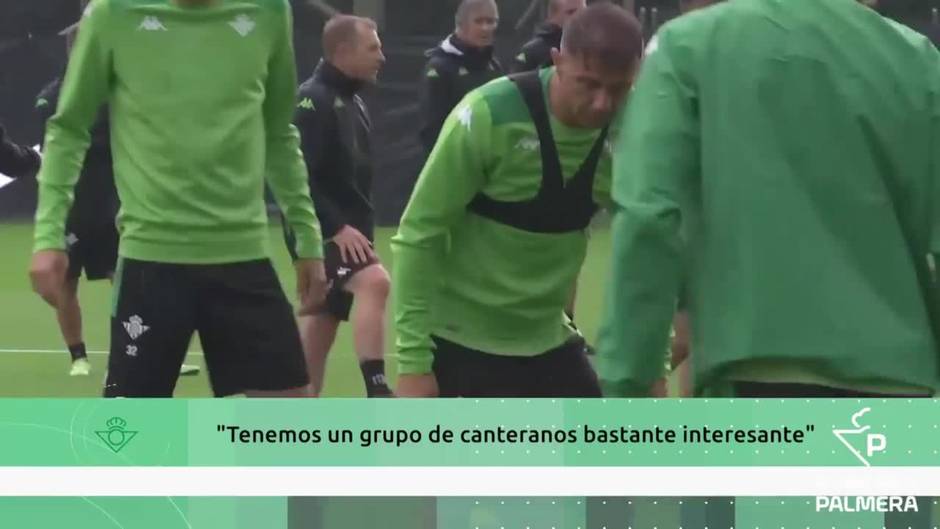 Cordón y sus elogios a la cantera del Betis