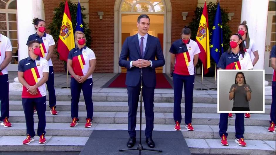 Sánchez a los deportistas olímpicos: "Situad a España en lo más alto"