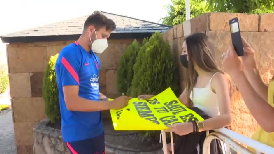 Aficionados del Atleti piden a Saúl que se quede: "Esta es tu casa"