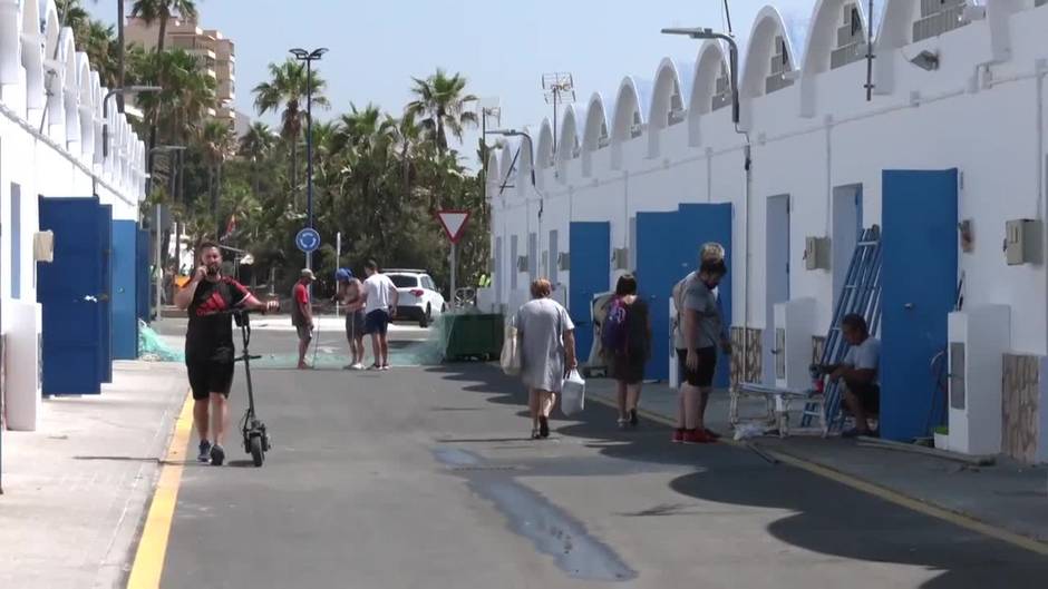 Finalizan las obras de los accesos y conexión del puerto de Estepona (Málaga) con el paseo marítimo