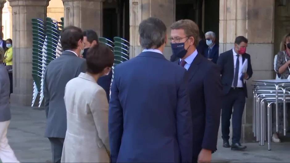 Juanma Moreno llega a Salamanca para asistir a la Conferencia de Presidentes