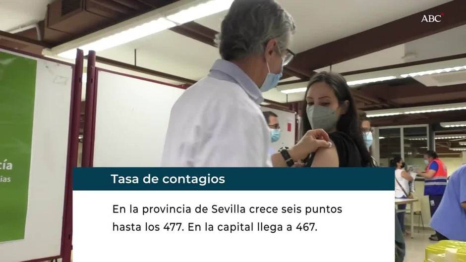 La quinta ola sigue sin doblegarse en Sevilla: un millar de contagios y cuatro fallecidos más