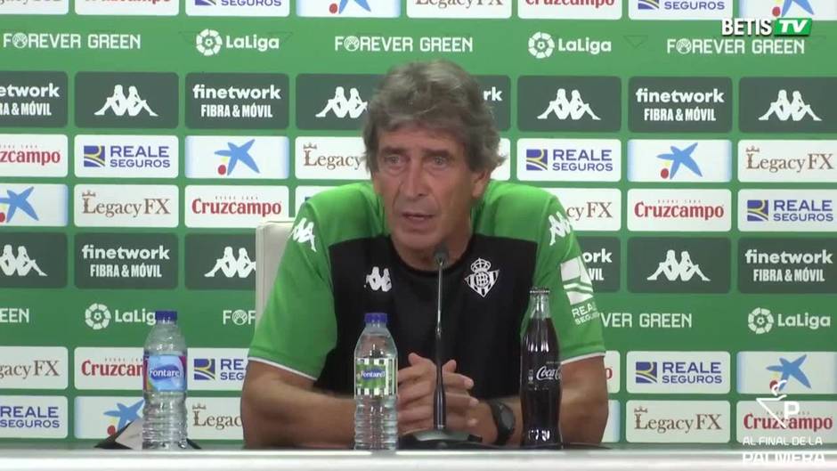 Pellegrini: «Nuestro objetivo máximo es ganar al Mallorca y ya veremos el partido siguiente»