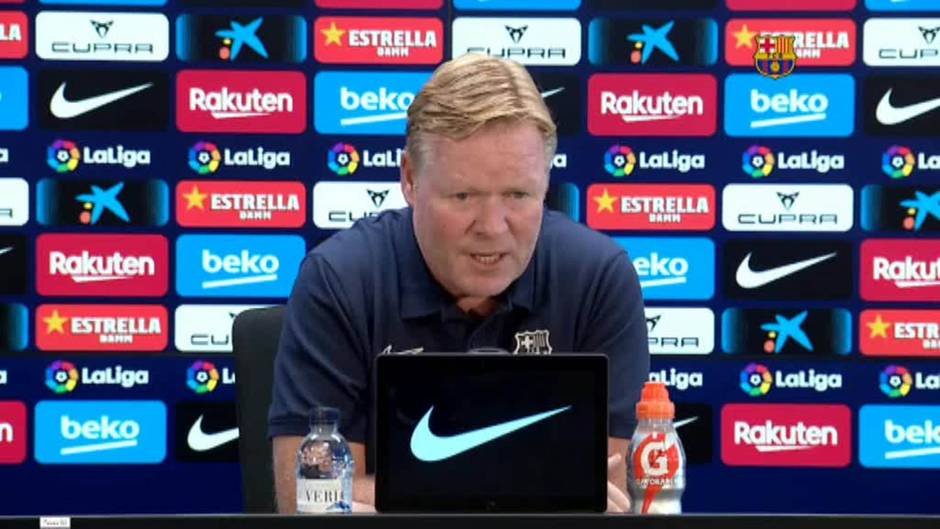 Koeman agradece públicamente a los estandartes del club por rebajar sus salarios