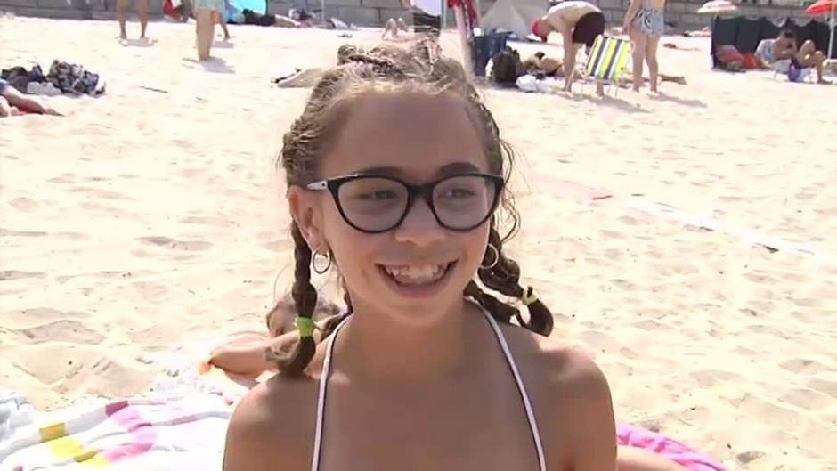 Se llenan las playas gallegas por la ola de calor