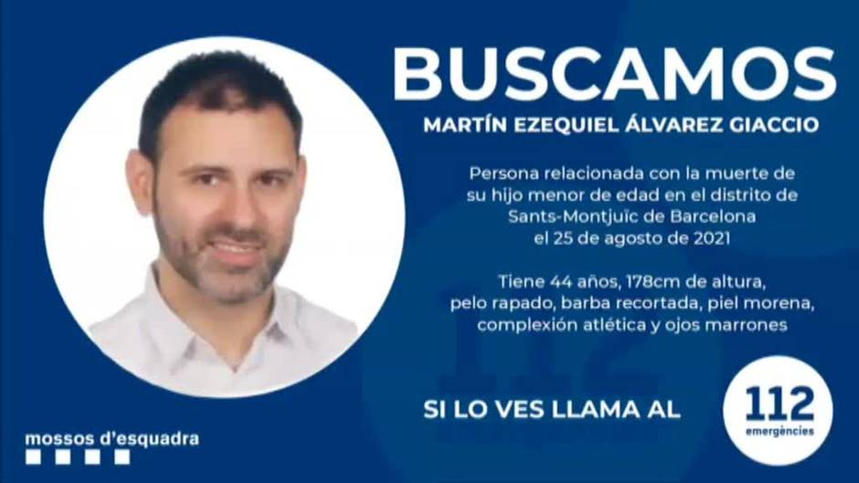 Los mossos amplían el dispositivo de búsqueda de Martín Ezequiel Alvarez