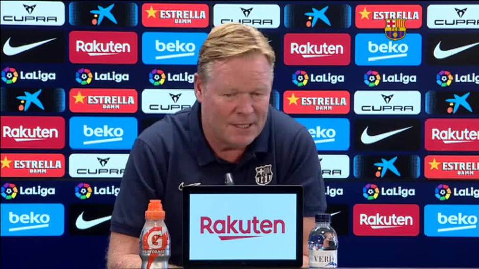 Koeman: "Económicamente, el club no puede competir con otros equipos"