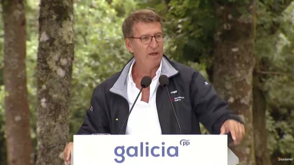 Feijóo pide "mandar a Sánchez a donde mandamos a Iglesias"
