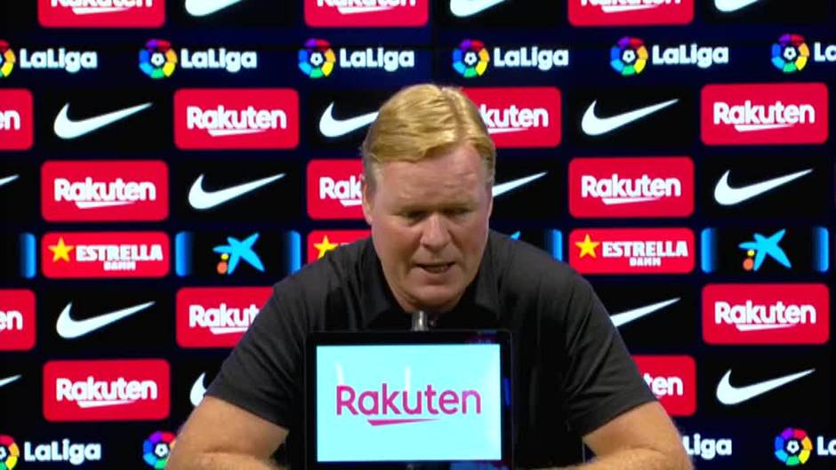 Ronald Koeman: "Hemos sabido sufrir, psicológicamente, es un gran paso"