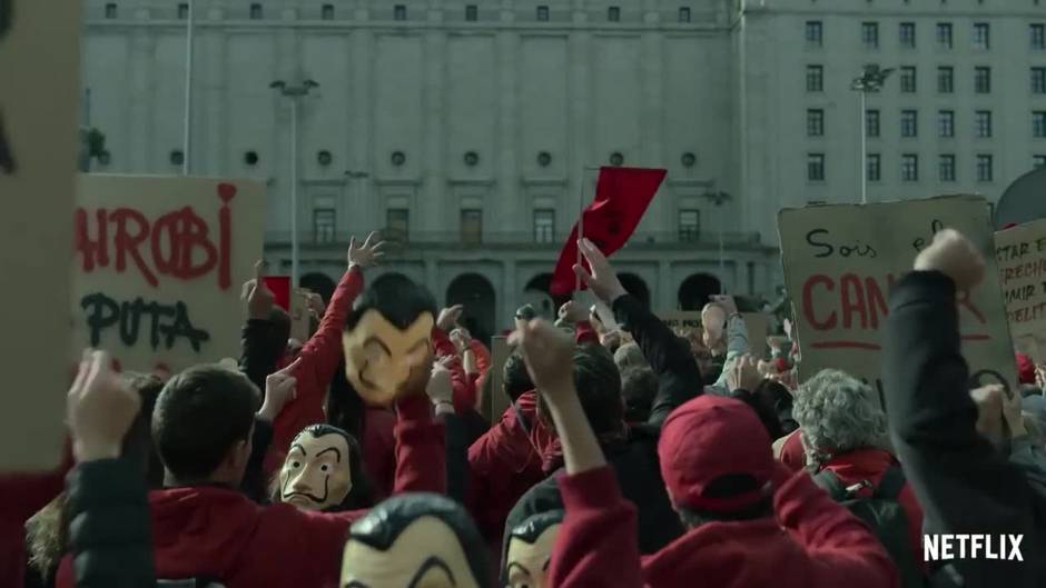 'La casa de papel' emite este viernes cinco capítulos de su última temporada