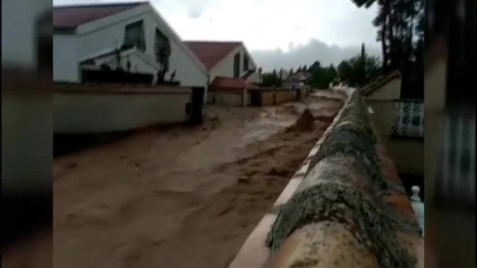 Las lluvias colapsan varios pueblos de Toledo en tan solo unos minutos