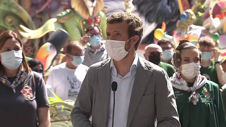 Casado reivindica la Plaza de Toros de Valencia como anticipo de sus "grandes victorias electorales"