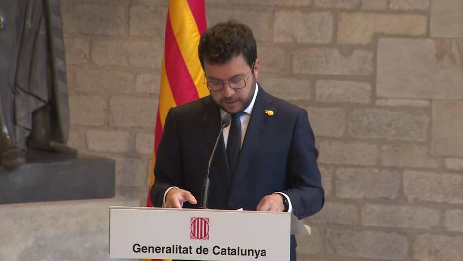 Aragonès tampoco pone plazos a la mesa de diálogo