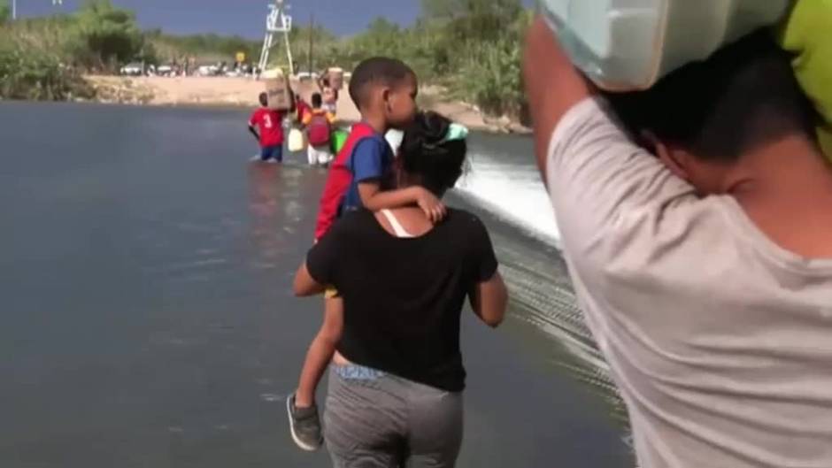 Más de 10.000 migrantes en la frontera mexicana con Texas