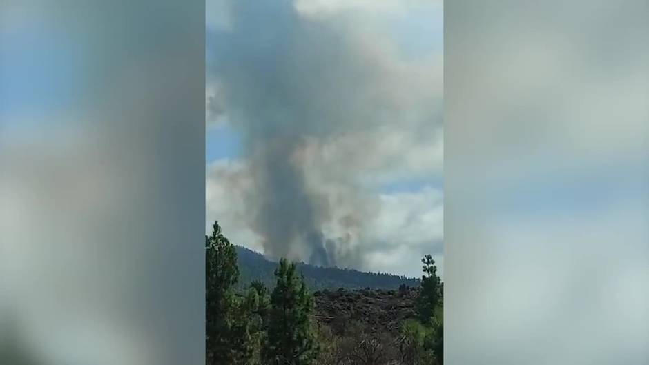 Se inicia una erupción volcánica en La Palma