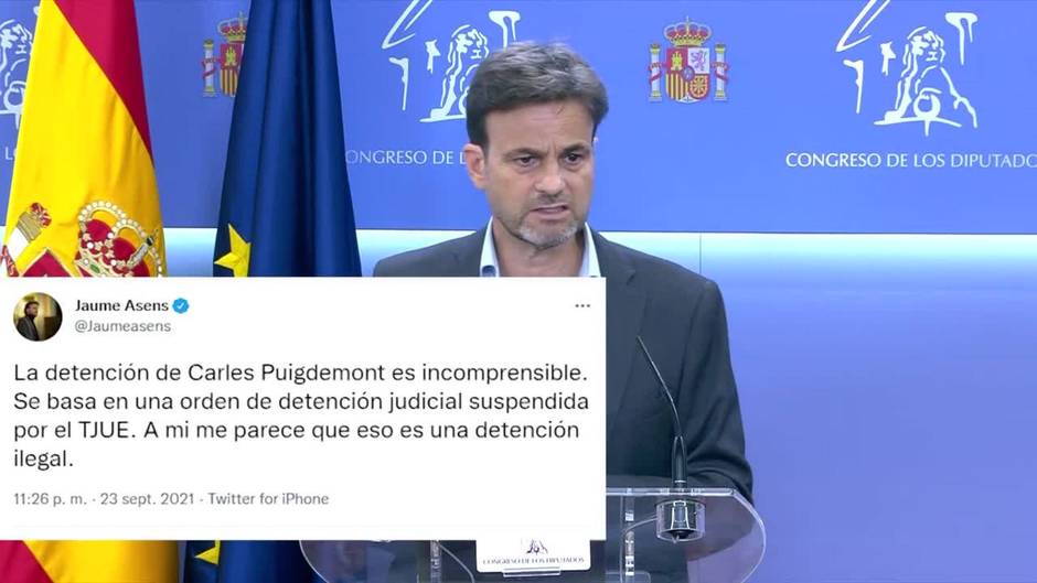 Primeras reacciones a la detención de Puigdemont