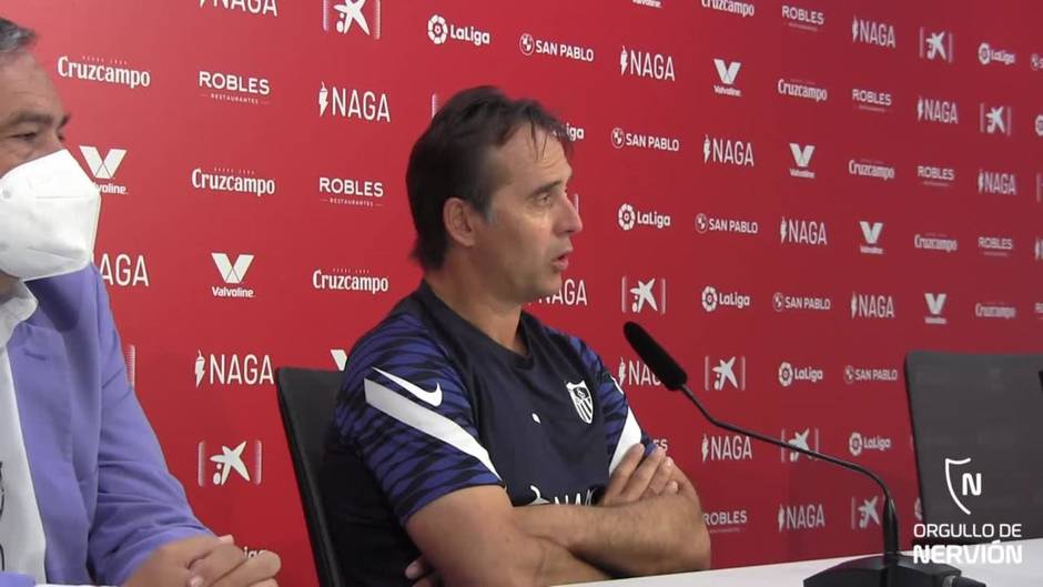 Lopetegui analiza una posinle alternancia en la portería del Sevilla y destaca el rendimiento de Coco Lamela