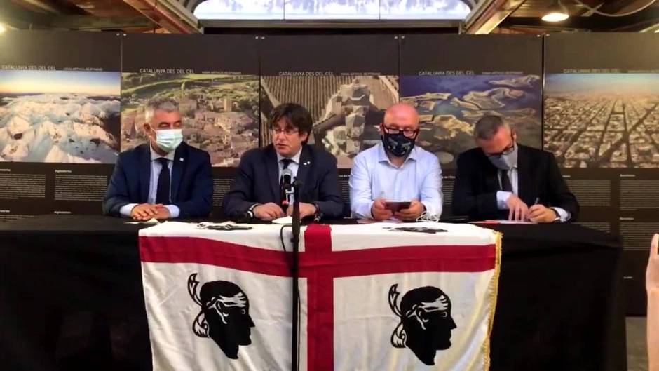 Puigdemont reafirma su compromiso con la independencia: "Seguiremos luchando"