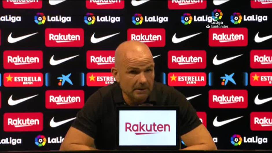 Paco López tras perder 3-0 ante el Barça: "Hoy hemos estado muy mal"